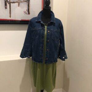 NWOT Chico’s Denim Jacket